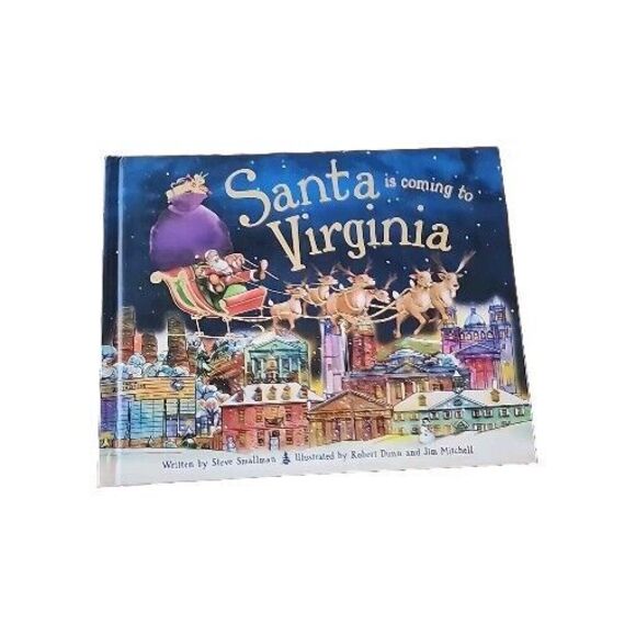 Santa Is Coming to Virginia by Steve Smallman (2013, Hardcover) Christmas Book - Picture 1 of 9